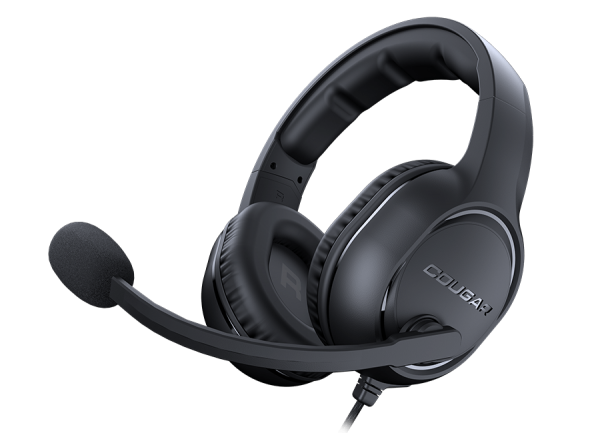 COUGAR HX330 Kabling Headset Sort - Billede 2