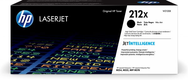 HP Original 212X LaserJet-tonerpatron med høj kapacitet, sort