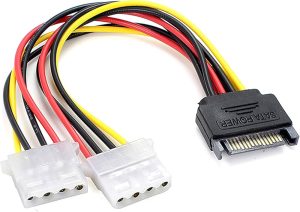 15 pin Male to 2*4 pin Female cabel