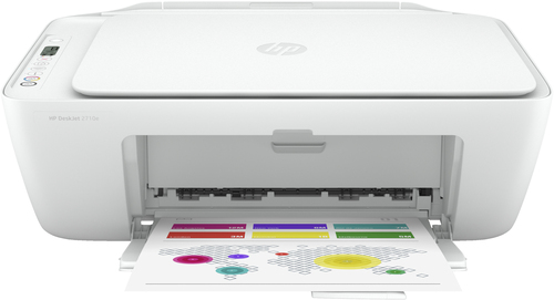 HP DeskJet HP 2710e All-in-One-printer, Farve, Printer til Home (Hjem), Print, scanning, Trådløs; HP+; Kompatibel med HP Instant Print fra telefon eller tablet - TJdata