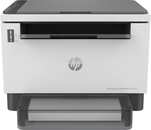 LaserJet Tank MFP 2604dw-printer, Sort og hvid, Printer til Virksomhed, Trådløs forbindelse; Dobbeltsidet til e-mail; Scan til - TJdata