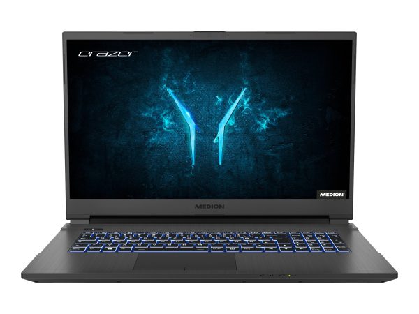 Medion ERAZER Defender P10 MD62237 - Intel Core i5 10300H / 2.5 GHz - Win 11 Home - GF RTX 3060 - 8 GB RAM - 512 GB SSD NVMe - 17.3" IPS 1920 x 1080 (Full HD) @ 144 Hz - Wi-Fi 6 - sort - kbd: Nordisk