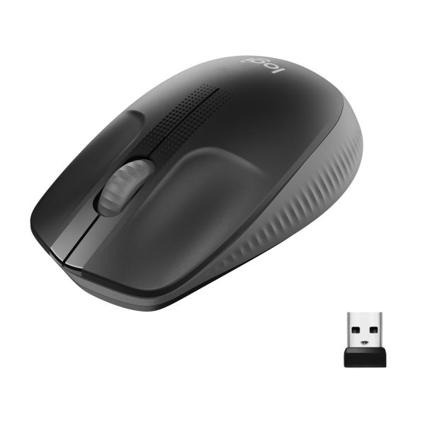 Logitech M190 Full-size wireless mouse - Charcoal