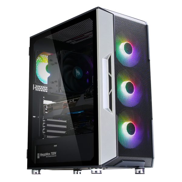 Zalman I3 Neo ATX Mid Tower PC Case Mesh front for efficient cooling Pre-installed fan 3 Midi Tower Sort