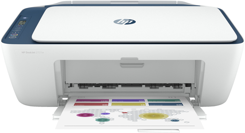 Trafikprop italiensk ært HP HP DeskJet 2721e All-in-One-printer, Farve, Printer til Home (Hjem),  Print, kopiering, scanning, Trådløs; HP+; Kompatibel med HP Instant ink;  Print fra telefon eller tablet - TJdata