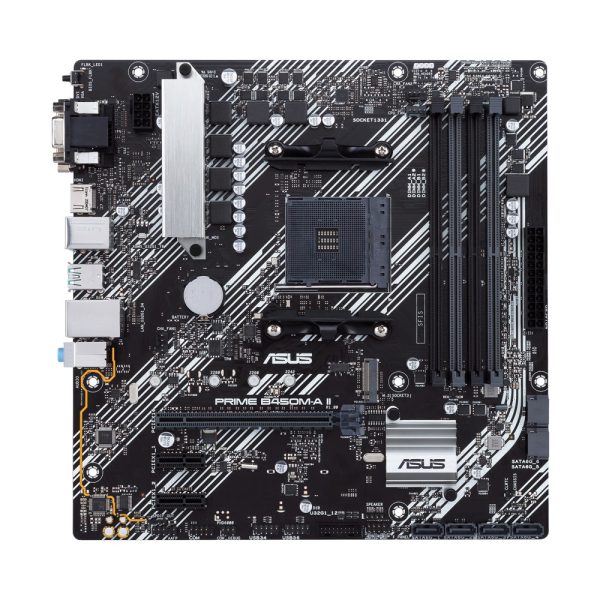 ASUS PRIME B450M-A II AMD B450 Stik AM4 micro ATX