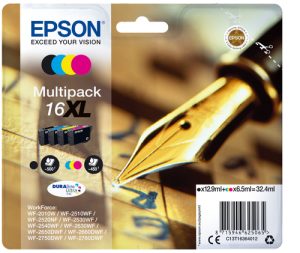 Epson Pen and crossword C13T16364012 blækpatron 1 stk Original Højt (XL) udbytte Sort, Blå, Magenta, Gul