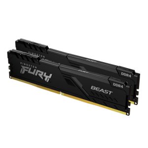 Kingston Technology FURY Beast 16GB 3200MT/s DDR4 CL16 DIMM (Sæt med 2) Black