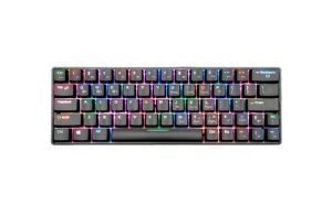 FOURZE GK60 tastatur USB + Bluetooth QWERTY US engelsk Sort