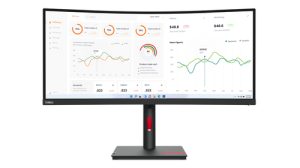 Lenovo Thinkvision 34 tommer kurvet skærm