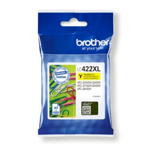 Brother LC422XLY blækpatron 1 stk Original Gul