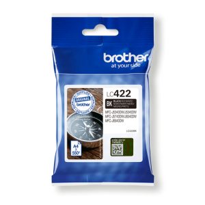 Brother LC422BK blækpatron 1 stk Original Sort