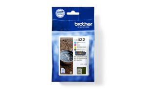 Brother LC422VALDR blækpatron 4 stk Original Standard udbytte Sort, Blå, Magenta, Gul