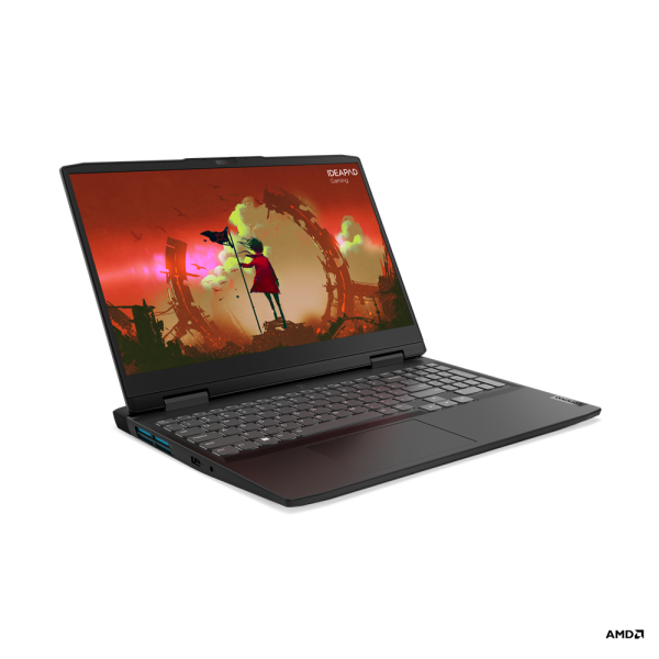 Lenovo IdeaPad Gaming 3 15.6" Full-HD 120Hz IPS - Ryzen 5 6600H - GeForce RTX 3050Ti - 16GB - 512GB - Win 11 HOME, Wi-Fi 6, onyxgrå, kbd: nordisk - VI MATCHER LAVESTE NETPRIS!