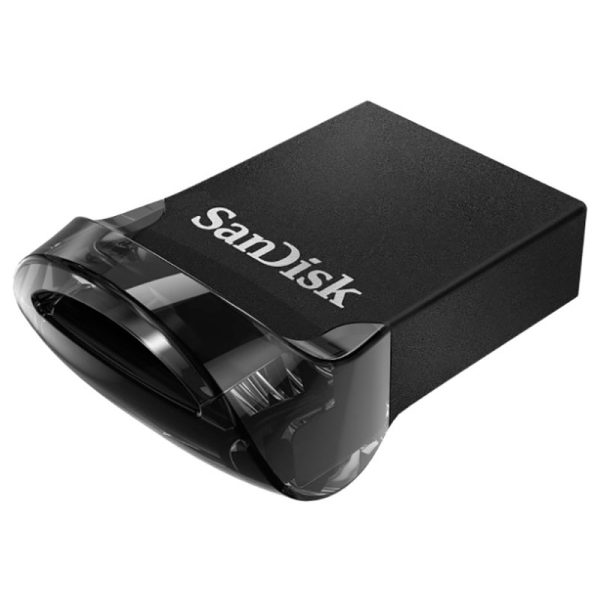 SanDisk Ultra Fit 128GB USB 3.1 Sort