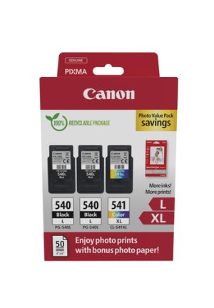 Canon 5224B015 blækpatron 3 stk Original Sort, Blå, Magenta, Gul