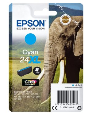 Epson Elephant C13T24324022 blækpatron 1 stk Original Højt (XL) udbytte Blå