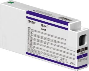 Epson T824D00 blækpatron 1 stk Original Violet