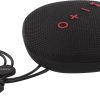 LAGERSALG: STREETZ water resistant Bluetooth speaker, TWS, BT 4.2, 1x6W, black - DEMO