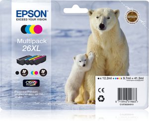 EPSON CLARIA PREMIUM INK MULTIPACK 4-COLOURS 26XL