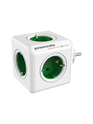 PowerCube Original - Stikdåse med 5 udtag - Grøn