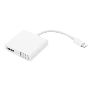 Lenovo USB-C 3-in-1 hub HDMI / VGA / USB-A - White - Bulk