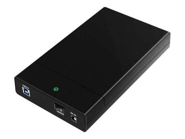 Maivo External HDD enclosure, USB 3.0, 3,5" HDD, USB-A, black