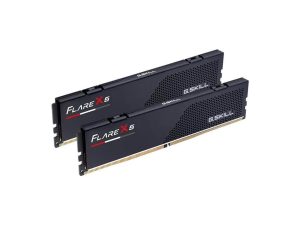 G.Skill Flare X5 DDR5-6000 BK C30 DC - 64GB (AMD EXPO) Hukommelse (RAM), 64 GB: 2 x 32 GB (Dual Channel), DIMM 288-pin, DDR5, 6000 MHz / PC5-48000, CL30-40-40-96, 1.40 V, ikke bufferet, Non-ECC, sort, AMD EXPO