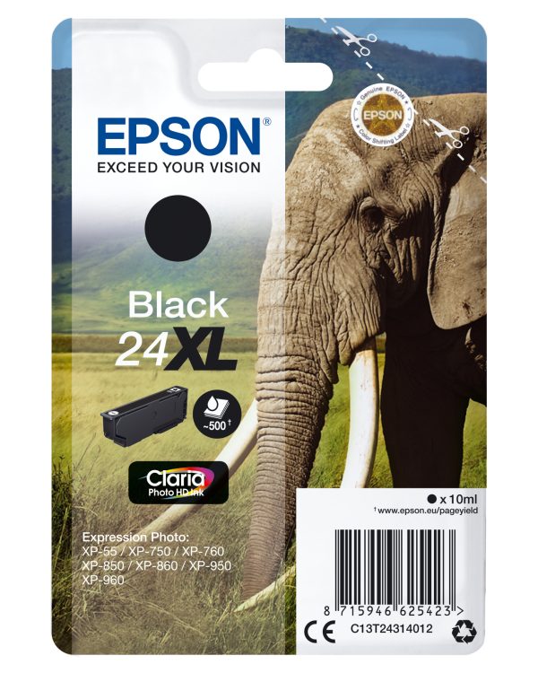 EPSON ink Singlepack Black 24XL