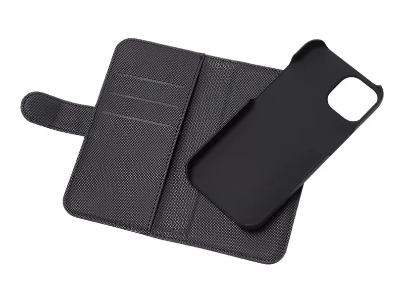 Wallet case 2-in-1, iPhone 13/14 magnetic cover, black