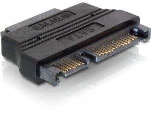 Adapter SATA+Power(15+7) - Slim SATA+Power(7+6), ma-fe
