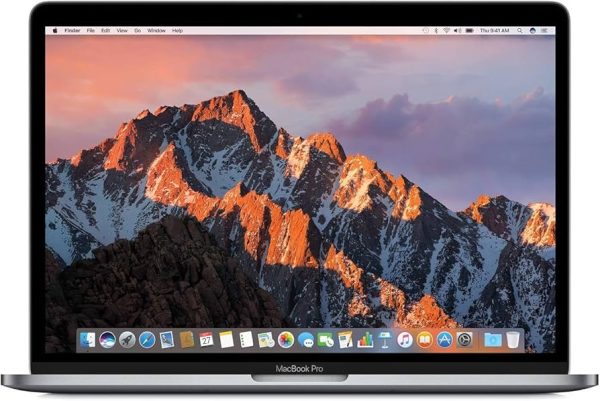 Apple MacBook Pro 13" Retina (Mid-2017) Silver – i5-7360U 2.3GHz – 8GB RAM – 128GB NVME SSD – Sølv stand