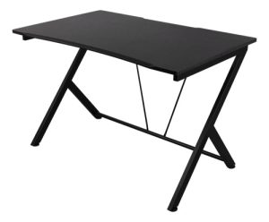 OUTLET: DELTACO GAMING DT210B Gaming bord, metal ben, PVC-behandlet overflade, indbygget bøjle til headset, sort