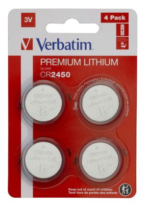 Verbatim LITHIUM BATTERY CR2450 3V