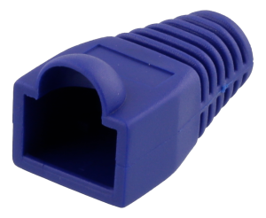 DELTACO RJ45 plug cover, for cables 5,6mm in diameter, blue 20P