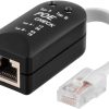 DELTACO testværktøj til POE (power over ethernet), sort