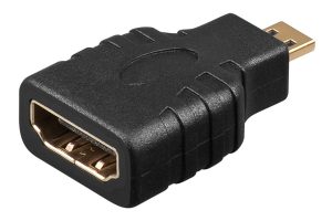 LAGERSALG: Gold Plate V1.4 Micro HDMI Type D to HDMI Type A Female