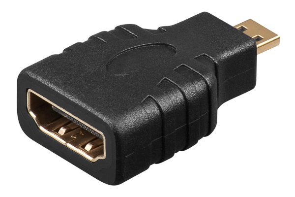 LAGERSALG: Gold Plate V1.4 Micro HDMI Type D to HDMI Type A Female