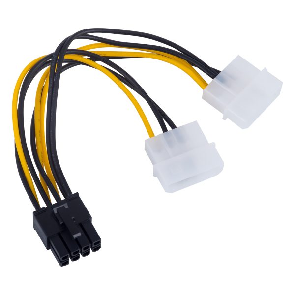 2x Molex til 8pin CPU power