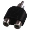 LAGERSALG: Multimedia adaptor 1x RCA til 2x RCA (RCA Splitter)