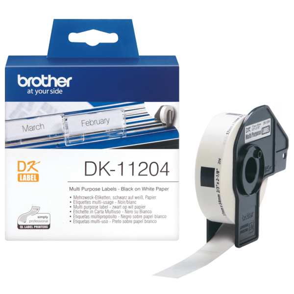 Brother DK11204 label CMYK kompatibel