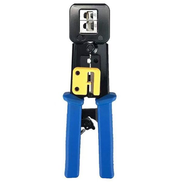 MicroConnect EasyConnect EZ-RJ45 Crimp Tool, EasyConnect EZ-RJ45, using Easy-Connect EZ connectors, with Built in wire cutter and strippers