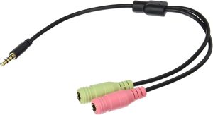 Mobilheadset til PC Mic/Lyd jack