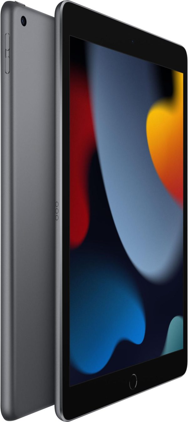 Apple iPad 9 64GB WiFi (Space Gray) - 2021 - Inklusiv oplader & kabel - Sølv stand