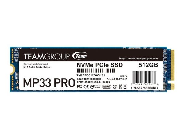 Team Group Solid state-drev MP33 Pro 512GB