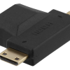 LAGERSALG: DELTACO HDMI adapter, HDMI FM to mini HDMI M and micro