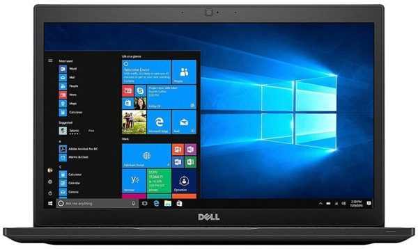 Dell Latitude 7490 - 14" Full-HD - i7-8650U - 16GB RAM - 512GB SSD - Win10Pro - Nordisk Keyboard - Sølv stand