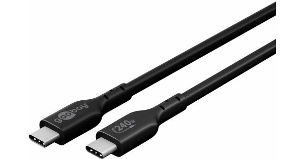 goobay USB Type-C kabel 1m Sort