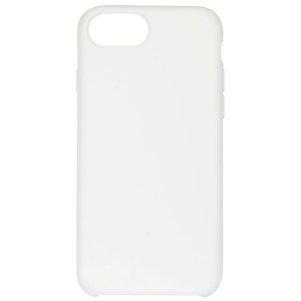Essentials liquid silicone cover, hvid, til iPhone 6 / 7 / 8 / SE ( 2020 / 2022 )