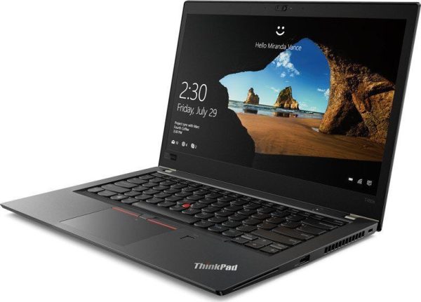 OUTLET: Lenovo ThinkPad T480s 14" - Intel i7 8550U 1,8GHz 256GB NVMe 16GB Win11 Pro - Sølv stand